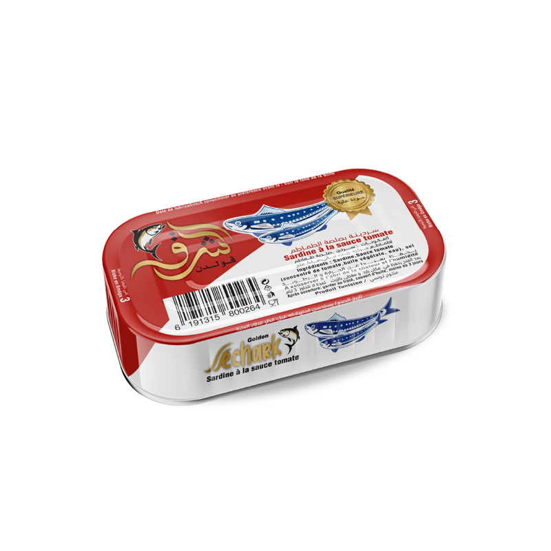 Sardine à la sauce tomate 110g – Golden echark