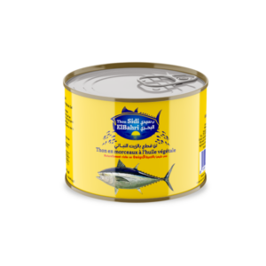 Thon en morceaux à l’huile végétale 400g – Thon Sidi ElBahri