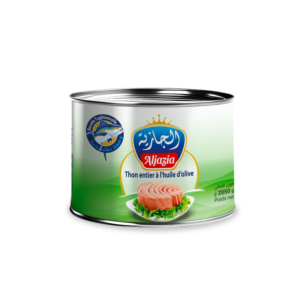 Thon entier à l’huile d’olive 160g – Aljazia