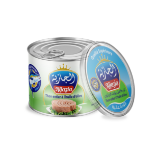 Thon entier à l’huile d’olive 400g – Aljazia