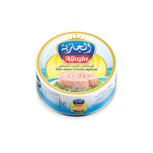 Thon entier à l’huile végétale 160g – Aljazia